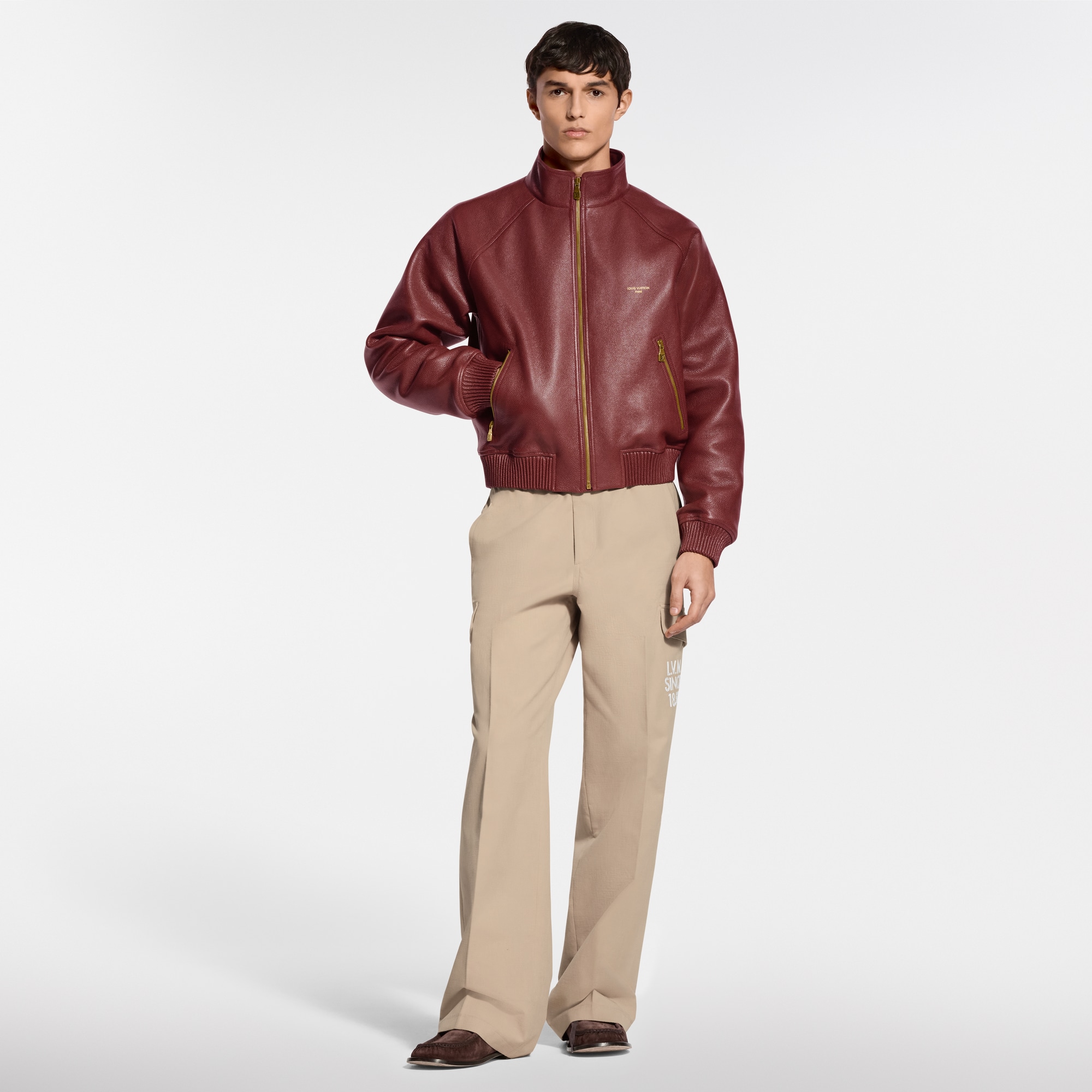 Grained Leather Jacket - High-End Ready-to-Wear | LOUIS VUITTON